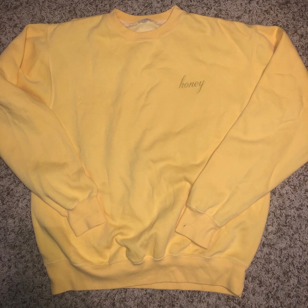Brandy Melville Honey Crewneck